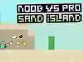 Oyunu Noob vs Pro Sand Island çevrimiçi