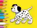 Oyunu Coloring Book: Cute Spotted Dog çevrimiçi