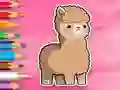 Oyunu Coloring Book: Cute Alpaca çevrimiçi