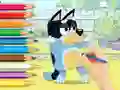 Oyunu Coloring Book: Bluey And Bingo çevrimiçi