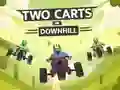 Oyunu Two Carts Downhill çevrimiçi