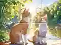 Oyunu Jigsaw Puzzle: Cats In Pairs çevrimiçi