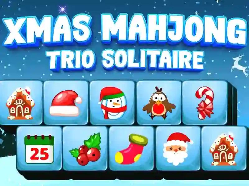 Oyunu Xmas Mahjong Trio Solitaire çevrimiçi