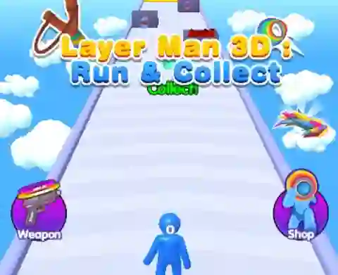 Oyunu Layer Man 3d Run Collect çevrimiçi