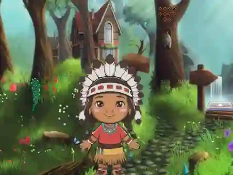 Oyunu Girl Reach Thanksgiving Land çevrimiçi