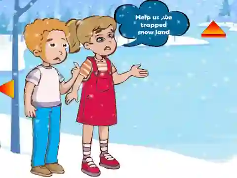 Oyunu Siblings Escaped Snow Land çevrimiçi