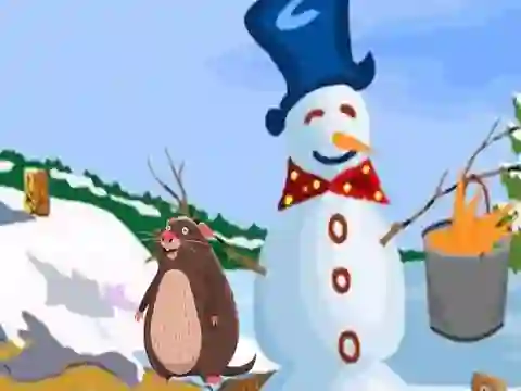 Oyunu Couple Escape from Snowy Land çevrimiçi