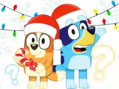Oyunu Kids Quiz: Bluey Christmas Quiz çevrimiçi