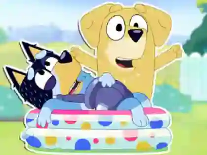Oyunu Jigsaw Puzzle: Bluey Dad Baby çevrimiçi