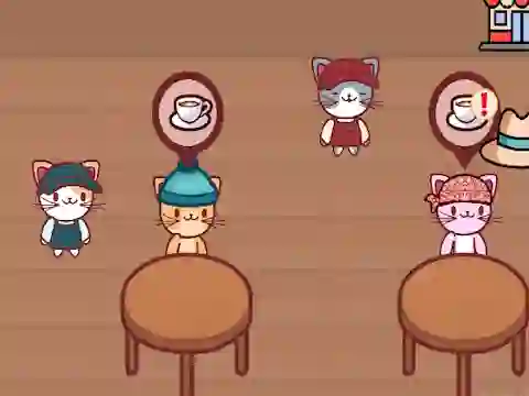 Oyunu Cat Coffee Shop çevrimiçi
