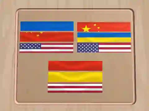 Oyunu Flag Puzzle Jam: Collect Flags çevrimiçi