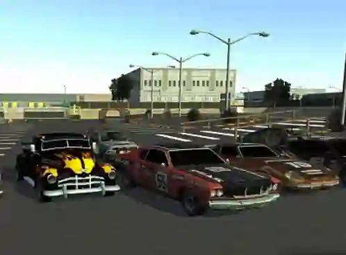 Oyunu RealDerby: Royal battle on the car çevrimiçi