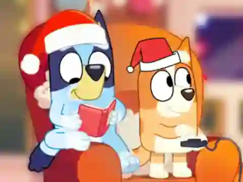 Oyunu Jigsaw Puzzle: Bluey Christmas Party çevrimiçi