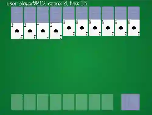 Oyunu Spider Solitaire Classic Ver çevrimiçi