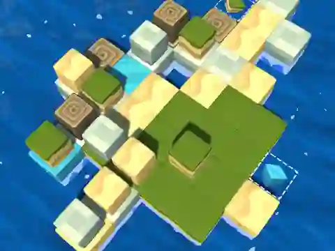 Oyunu Cube Island: ASMR Relax Puzzle çevrimiçi
