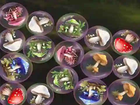 Oyunu Merge Mushrooms! çevrimiçi