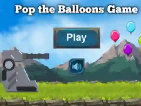 Oyunu Pop The Balloons Game çevrimiçi