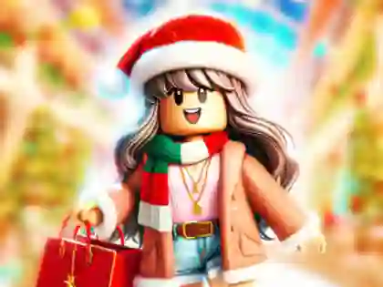 Oyunu Jigsaw Puzzle: Roblox Christmas Mall çevrimiçi