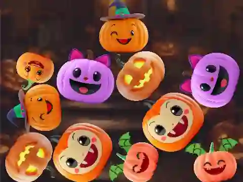 Oyunu Merge Connect Pumpkins: Halloween! çevrimiçi