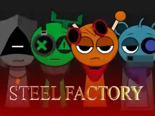 Oyunu Sprunki x SepBox: Steel Factory çevrimiçi