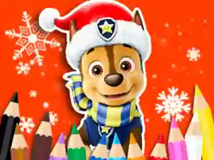 Oyunu Coloring Book: PAW Patrol Christmas çevrimiçi