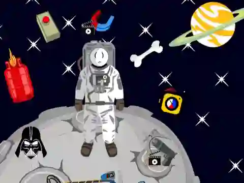 Oyunu Stickman in Space çevrimiçi