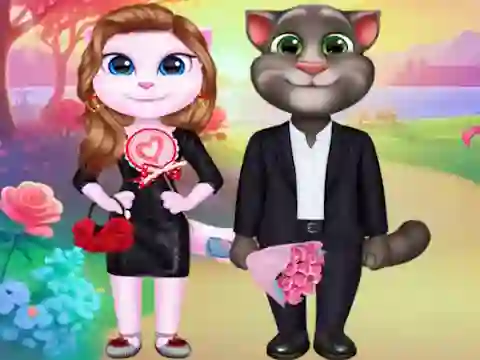 Oyunu Kitty Couple Lovely Valentine çevrimiçi