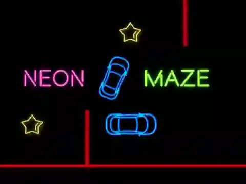 Oyunu Neon Car Maze çevrimiçi