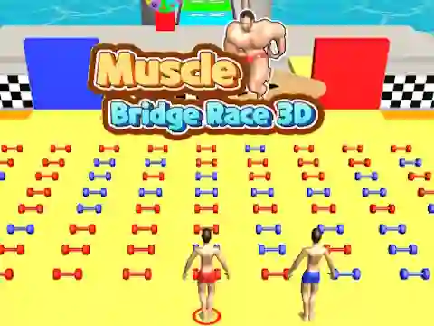 Oyunu Muscle Bridge Race 3D çevrimiçi
