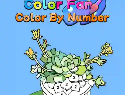 Oyunu Color Fan Color By Number çevrimiçi