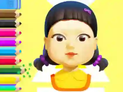 Oyunu Coloring Book: Squid Game Doll çevrimiçi