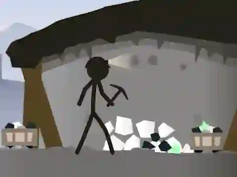 Oyunu Stickman Mining Simulator çevrimiçi
