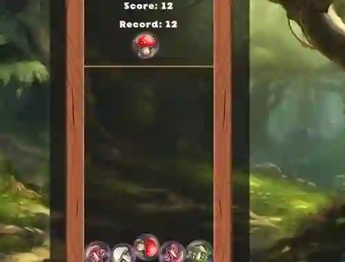 Oyunu Merge Mushrooms 2048! çevrimiçi