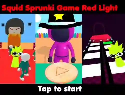 Oyunu Squid Sprunki Game Red Light çevrimiçi