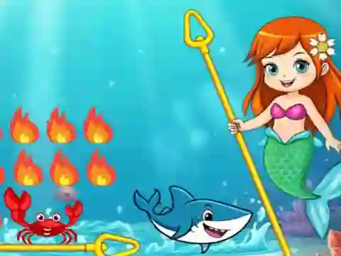 Oyunu Princess vs Shark çevrimiçi