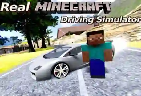 Oyunu Real Minecraft Driving Simulator çevrimiçi