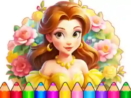 Oyunu Coloring Book: Flower Dress Up çevrimiçi