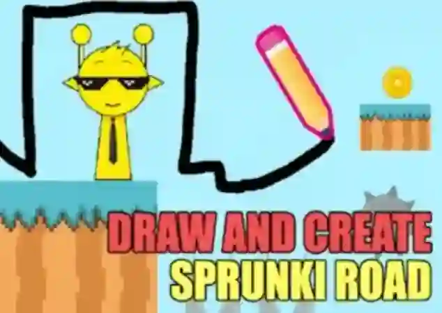 Oyunu Draw And Create Sprunki Road çevrimiçi