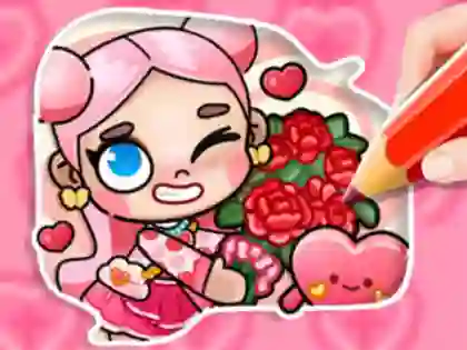 Oyunu Coloring Book: Avatar Valentine's çevrimiçi