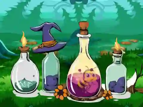 Oyunu Bottle Stuck Honeybee Escape çevrimiçi