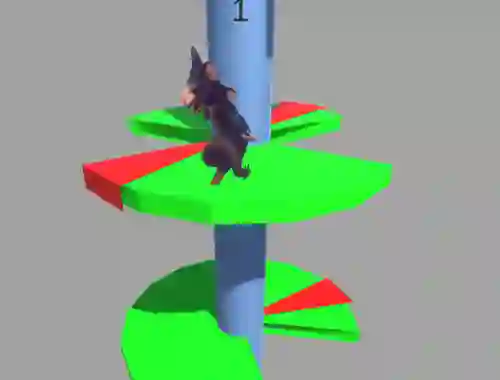 Oyunu Ratomilton Helix Jump çevrimiçi