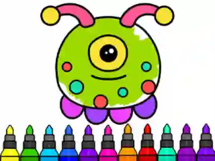 Oyunu Coloring Book: Alien çevrimiçi