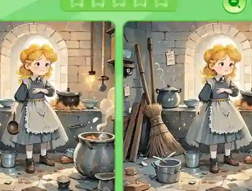 Oyunu Find The Differences: Cinderella çevrimiçi