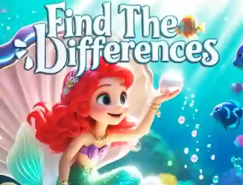 Oyunu Find The Differences: Little Mermaid çevrimiçi