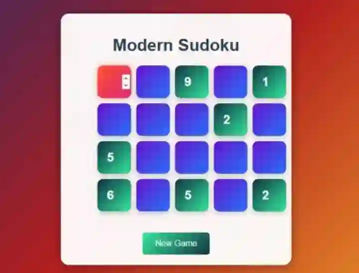 Oyunu Modern Sudoku çevrimiçi