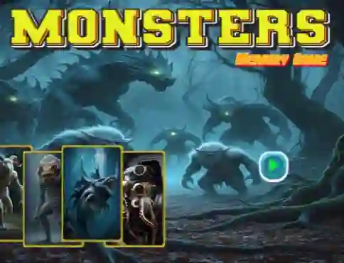 Oyunu Monsters Memory Game çevrimiçi