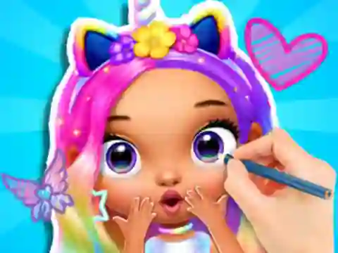 Oyunu Coloring Book: Fashion Barbie Princess çevrimiçi