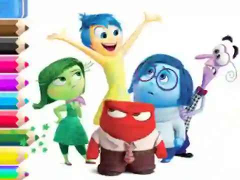 Oyunu Coloring Book: Inside Out çevrimiçi