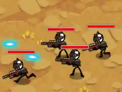 Oyunu Stickman Warfare çevrimiçi