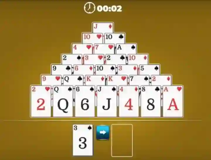 Oyunu Pyramid Solitaire çevrimiçi